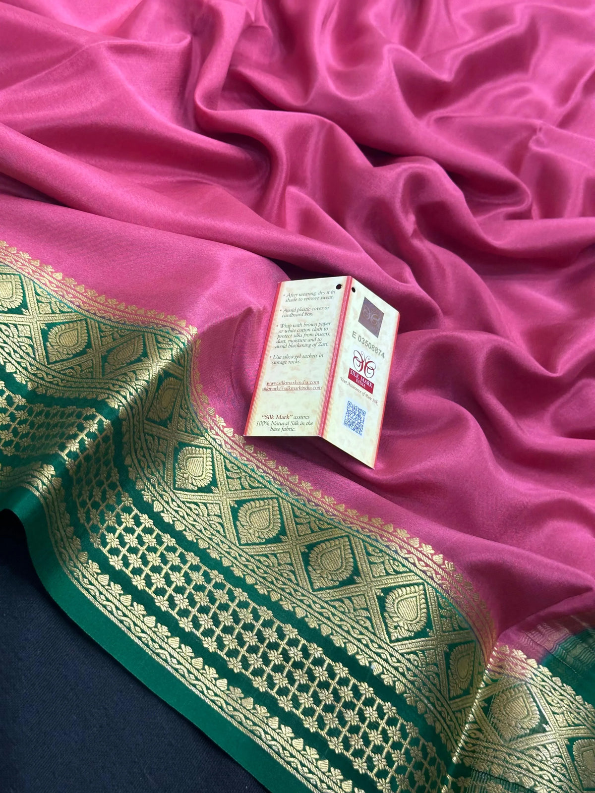 Grace of Karnataka – Pure Mysore Silk Saree (Seema PP Cont)