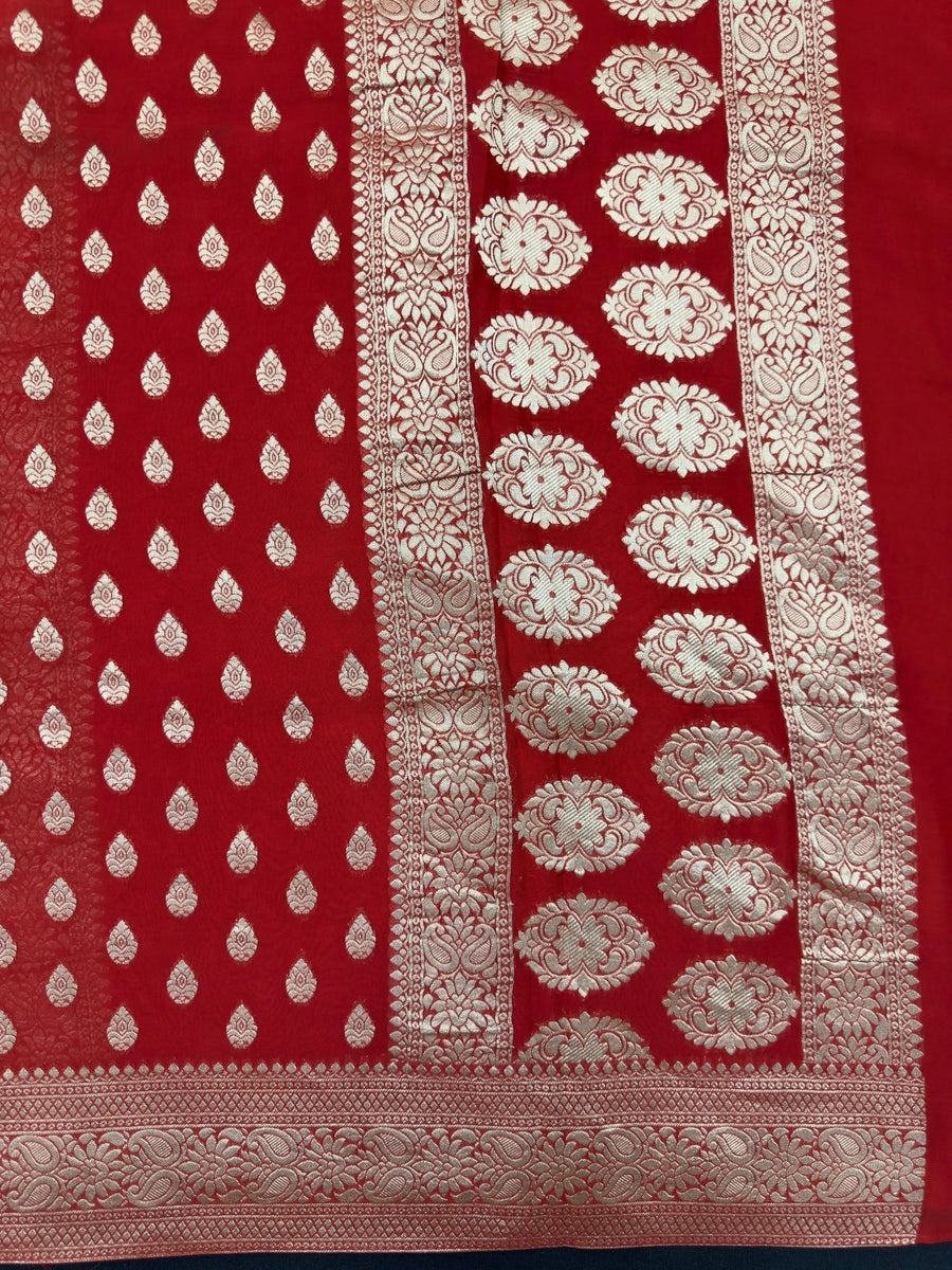 Premium Pure Viscose Semi Banarasi Saree –  Ethnic Wear