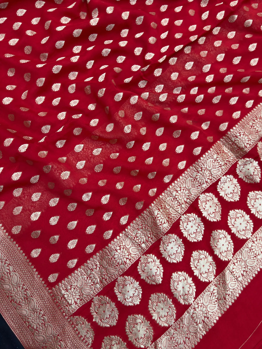 Premium Pure Viscose Semi Banarasi Saree –  Ethnic Wear