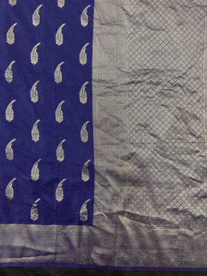 Women's Semi Banarasi Silk Saree with Intricate Zari Work – Traditional Festive Wear
