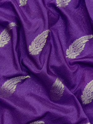 Women's Semi Banarasi Silk Saree with Intricate Zari Work – Traditional Festive Wear