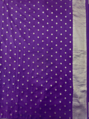 Women's Semi Banarasi Silk Saree with Intricate Zari Work – Traditional Festive Wear