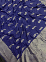 Women's Semi Banarasi Silk Saree with Intricate Zari Work – Traditional Festive Wear