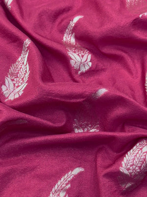 Women's Semi Banarasi Silk Saree with Intricate Zari Work – Traditional Festive Wear