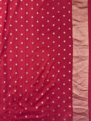 Women's Semi Banarasi Silk Saree with Intricate Zari Work – Traditional Festive Wear