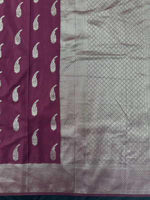 Women's Semi Banarasi Silk Saree with Intricate Zari Work – Traditional Festive Wear