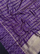 Women's Semi Banarasi Silk Saree with Intricate Zari Work – Traditional Festive Wear