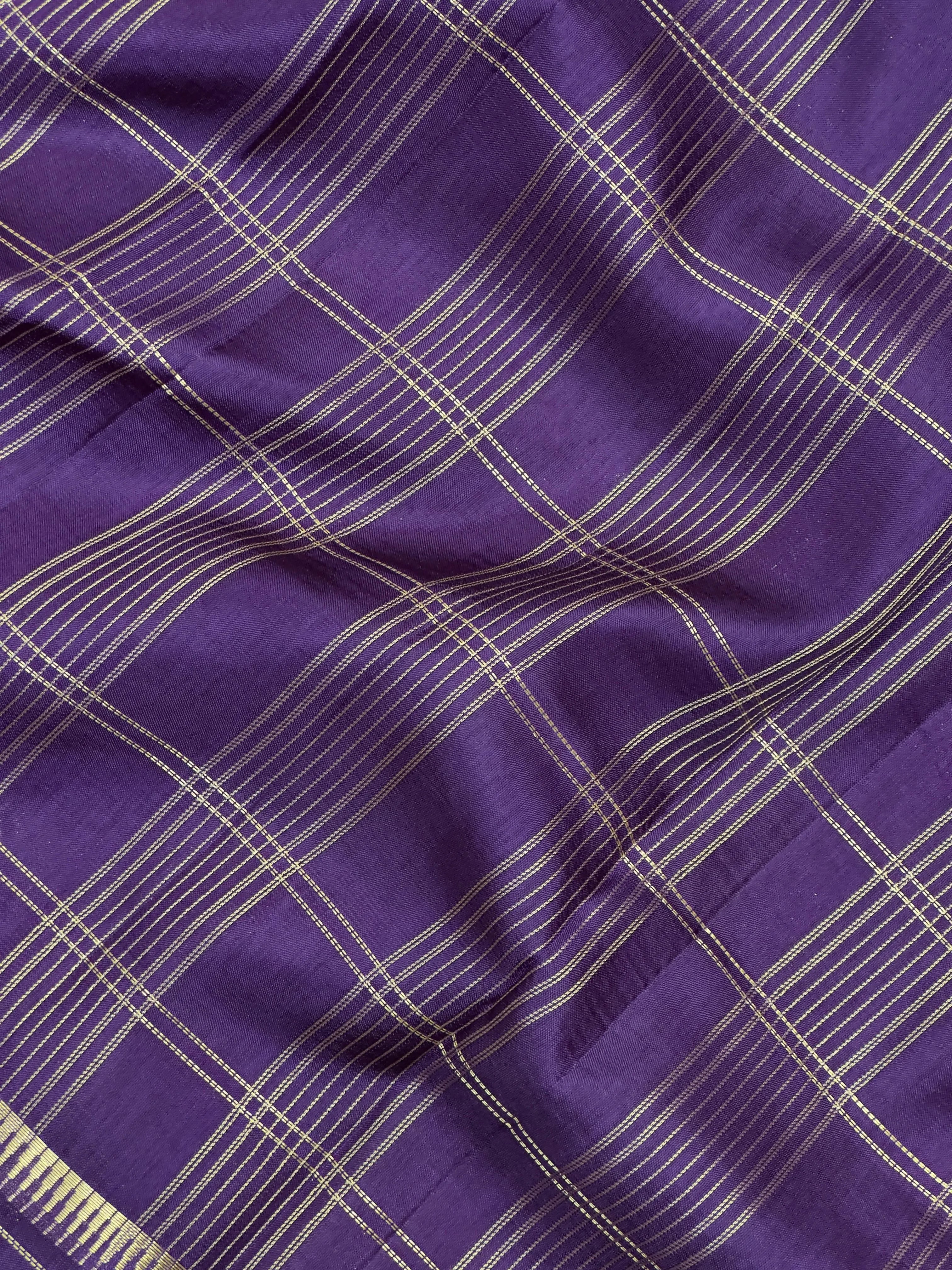 Women's Semi Banarasi Silk Saree with Intricate Zari Work – Traditional Festive Wear