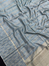 Women's Semi Banarasi Silk Saree with Intricate Zari Work – Traditional Festive Wear