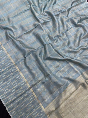Women's Semi Banarasi Silk Saree with Intricate Zari Work – Traditional Festive Wear