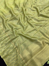 Women's Semi Banarasi Silk Saree with Intricate Zari Work – Traditional Festive Wear
