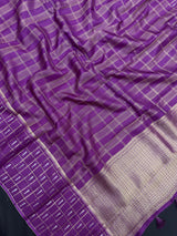 Women's Semi Banarasi Silk Saree with Intricate Zari Work – Traditional Festive Wear