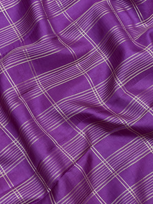 Women's Semi Banarasi Silk Saree with Intricate Zari Work – Traditional Festive Wear