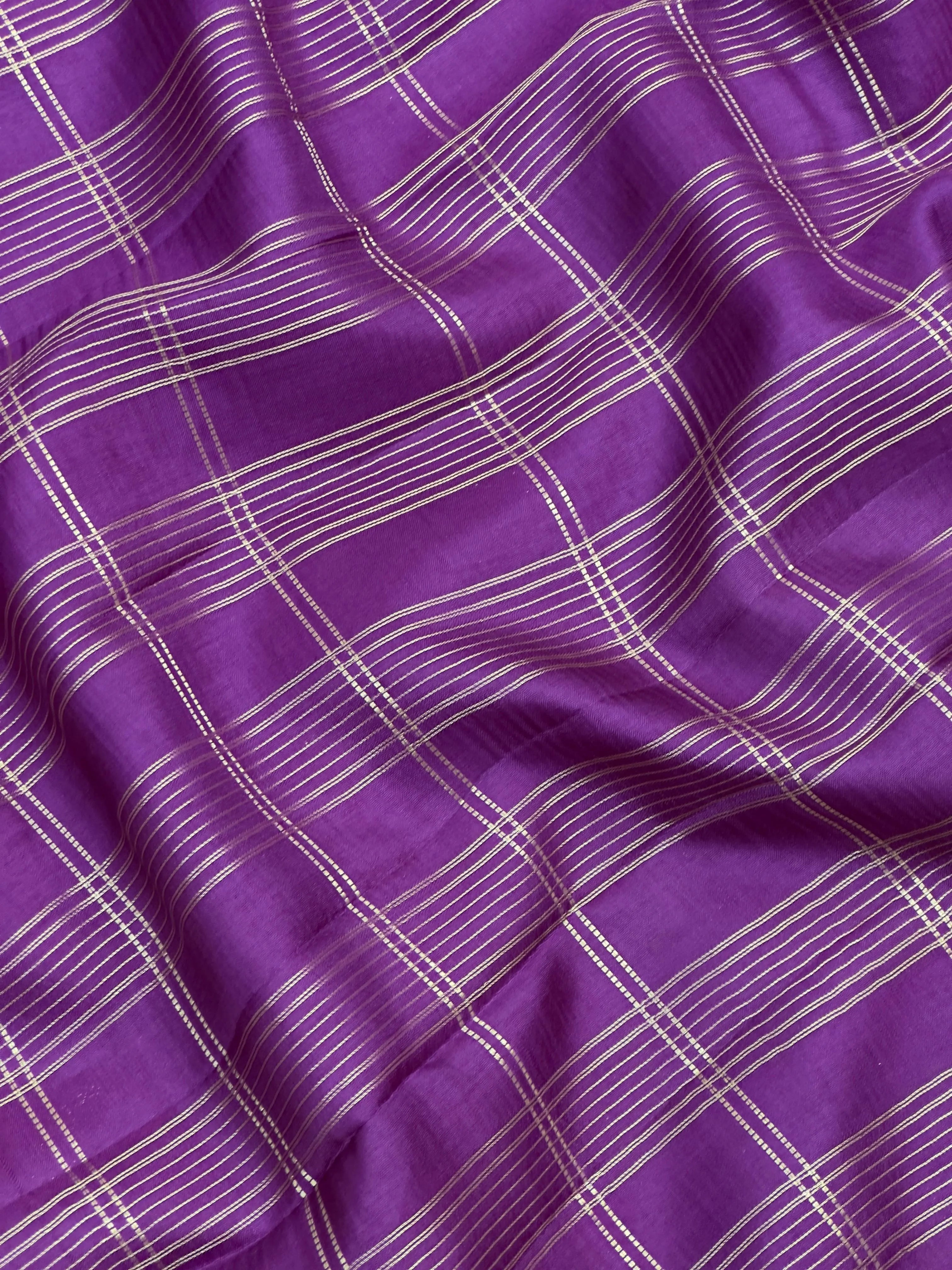 Women's Semi Banarasi Silk Saree with Intricate Zari Work – Traditional Festive Wear