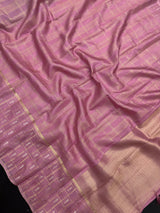 Women's Semi Banarasi Silk Saree with Intricate Zari Work – Traditional Festive Wear