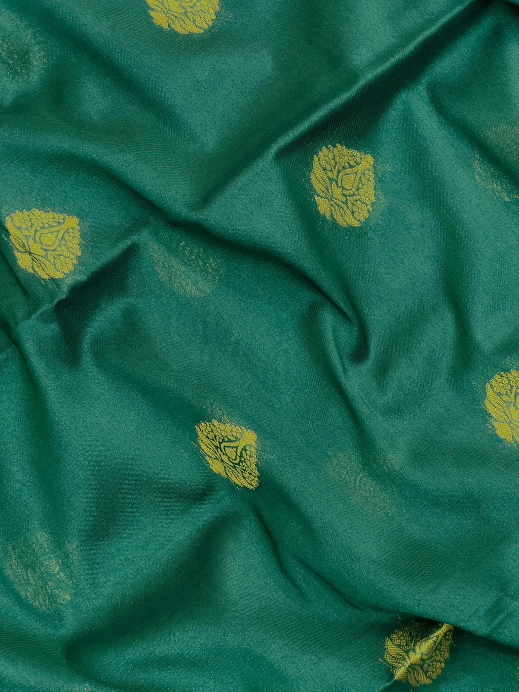 "Elegant Semi Crepe Silk saree with a smooth, lustrous finish, perfect for daily wear, offering a blend of style and comfort."