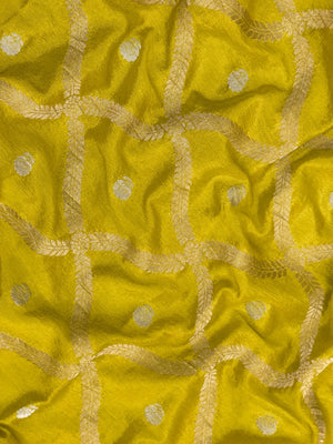 Semi Khaddi georgette saree with soft texture and light zari weaving – perfect for festive and ethnic occasions