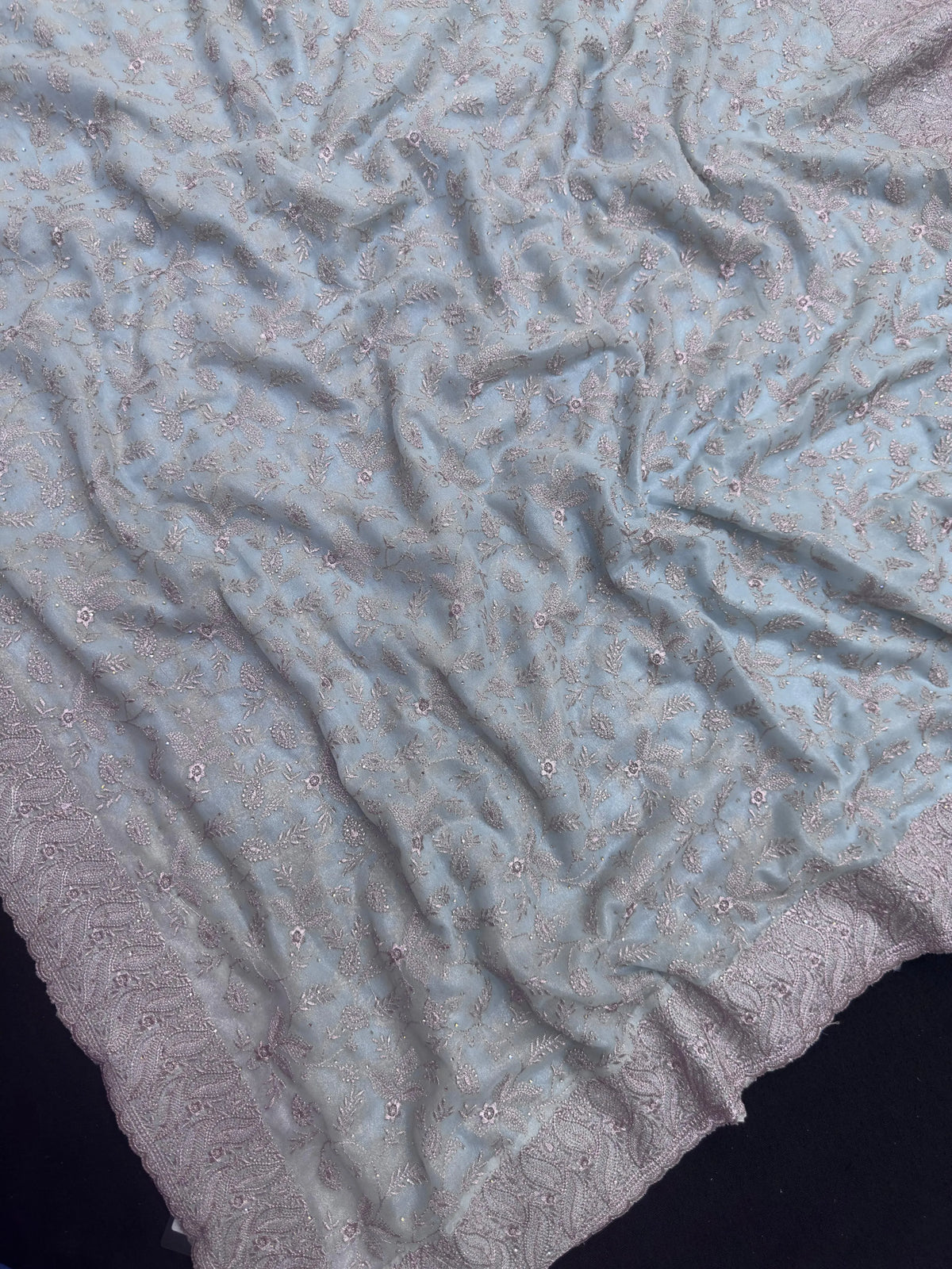 Elegant Semi-Georgette Saree – Perfect For Party Wear