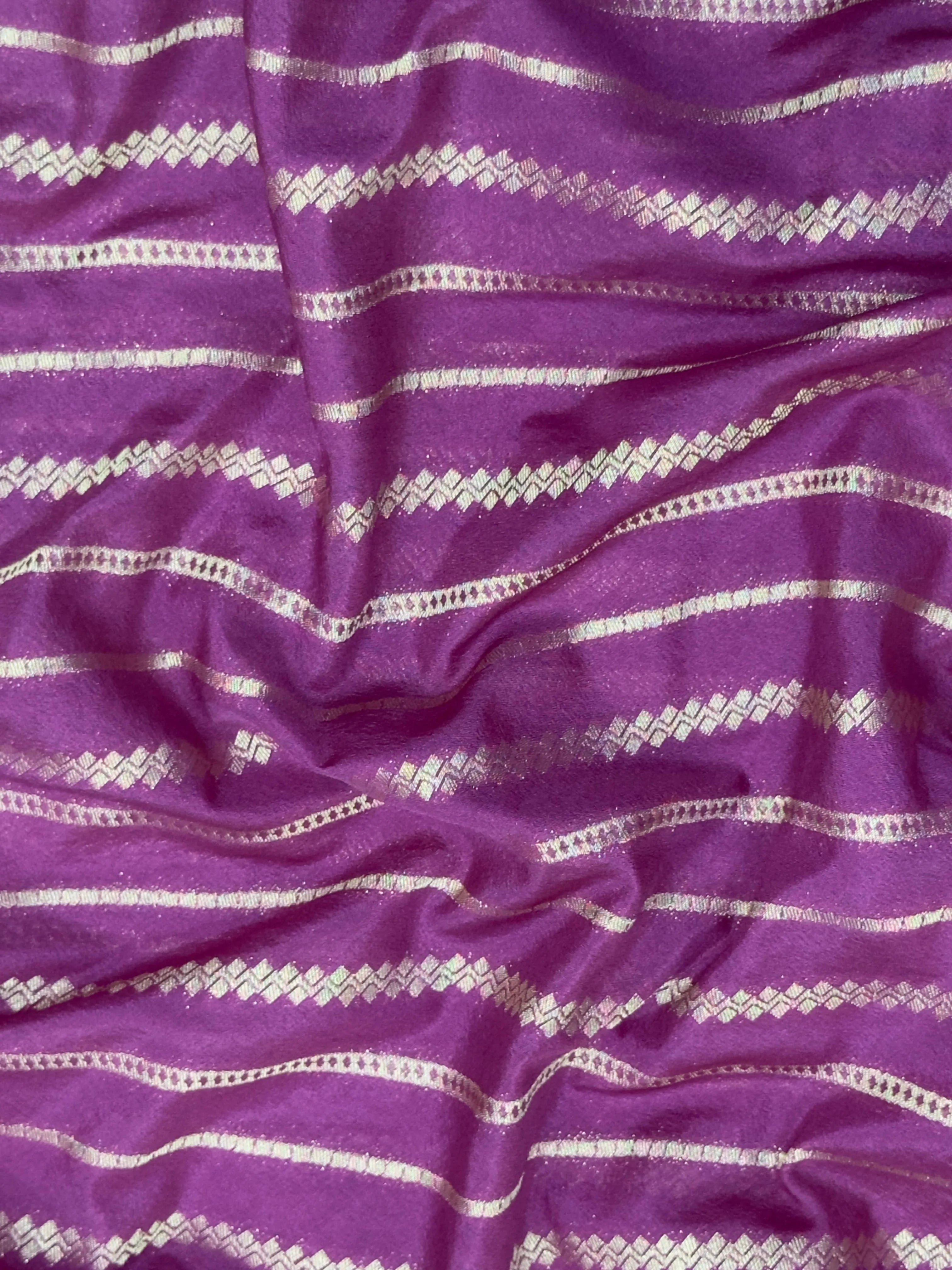 Semi Khaddi georgette silk saree with light drape and zari work – ideal for festive and traditional wear