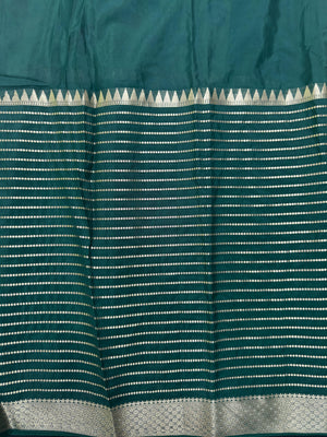 "Elegant Semi Mysore Crepe Silk Saree with Smooth Drape, Perfect for Daily Wear, Featuring a Lightweight and Comfortable Design for Work and Casual Occasions."