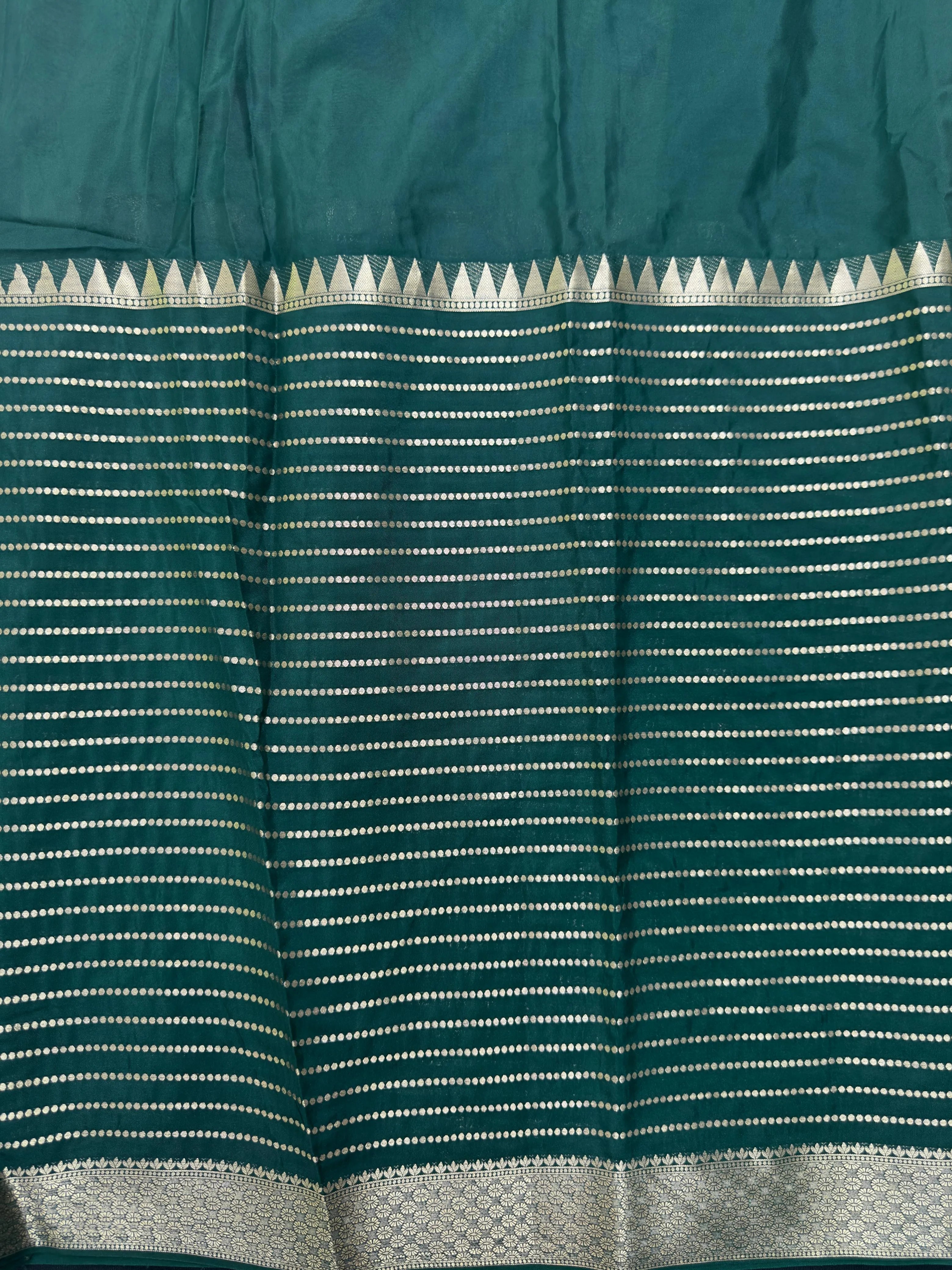 "Elegant Semi Mysore Crepe Silk Saree with Smooth Drape, Perfect for Daily Wear, Featuring a Lightweight and Comfortable Design for Work and Casual Occasions."