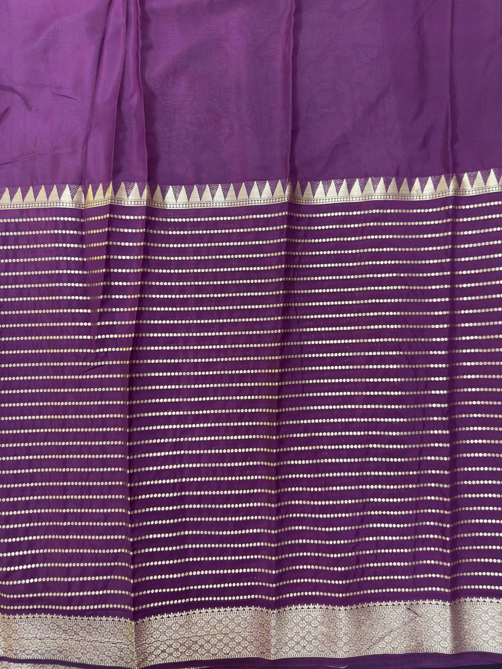 "Elegant Semi Mysore Crepe Silk Saree with Smooth Drape, Perfect for Daily Wear, Featuring a Lightweight and Comfortable Design for Work and Casual Occasions."
