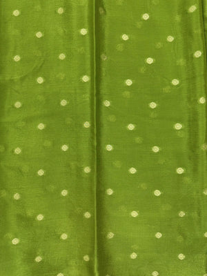 Semi Mysore silk saree with glossy texture and zari border – ideal for traditional and festive wear