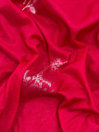Woman draped in a Semi Silk Saree with soft shine and flowy texture – ideal for daily wear and small festive events.
