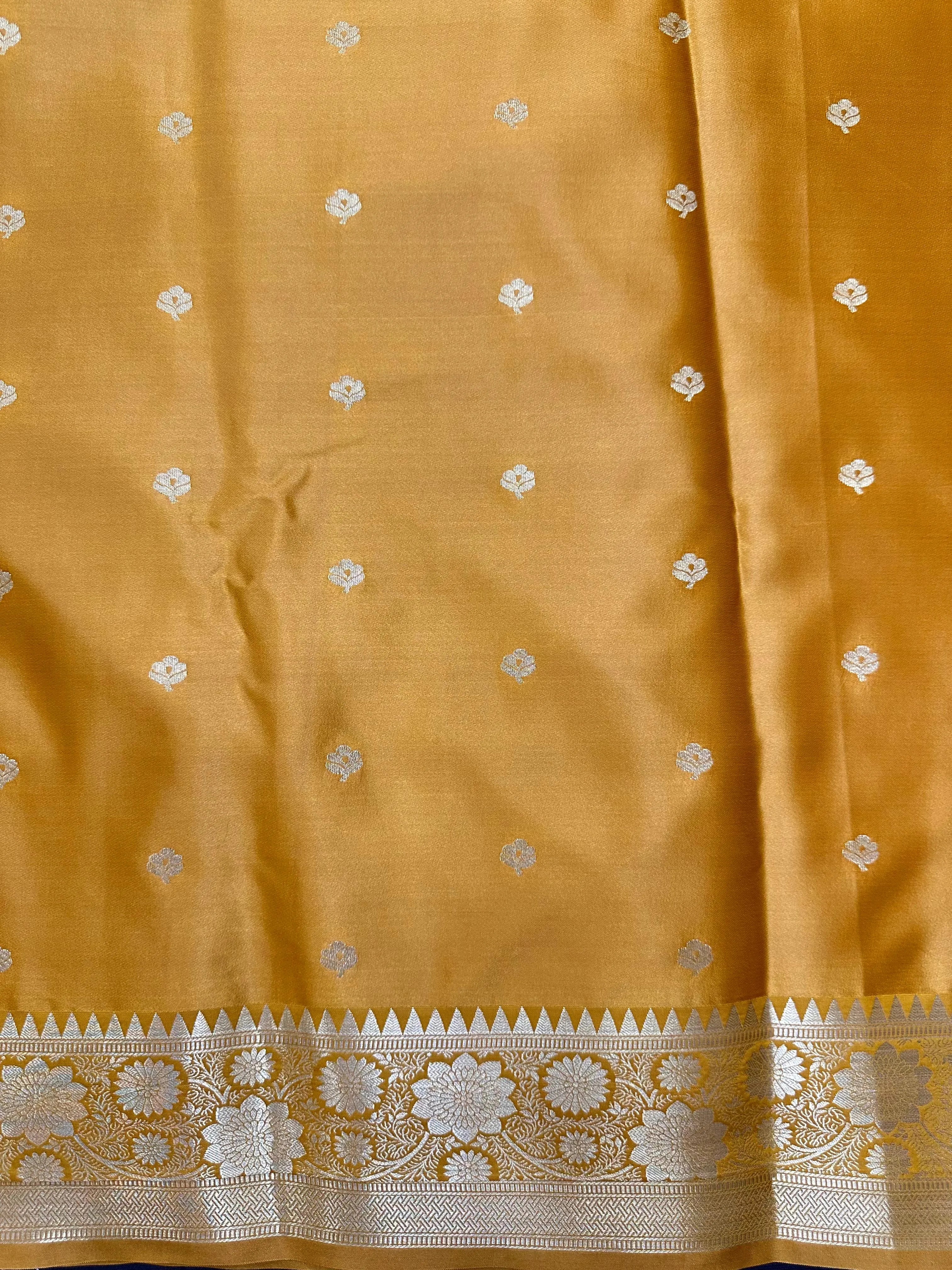 Elegant semi silk saree with soft texture and subtle shine – perfect for daily and festive wear