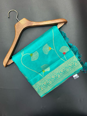 Semi Banarasi Silk Saree