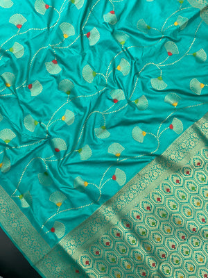 Semi Banarasi Silk Saree