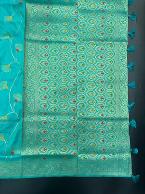 Semi Banarasi Silk Saree