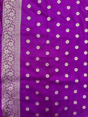 Semi Banarasi Silk Saree