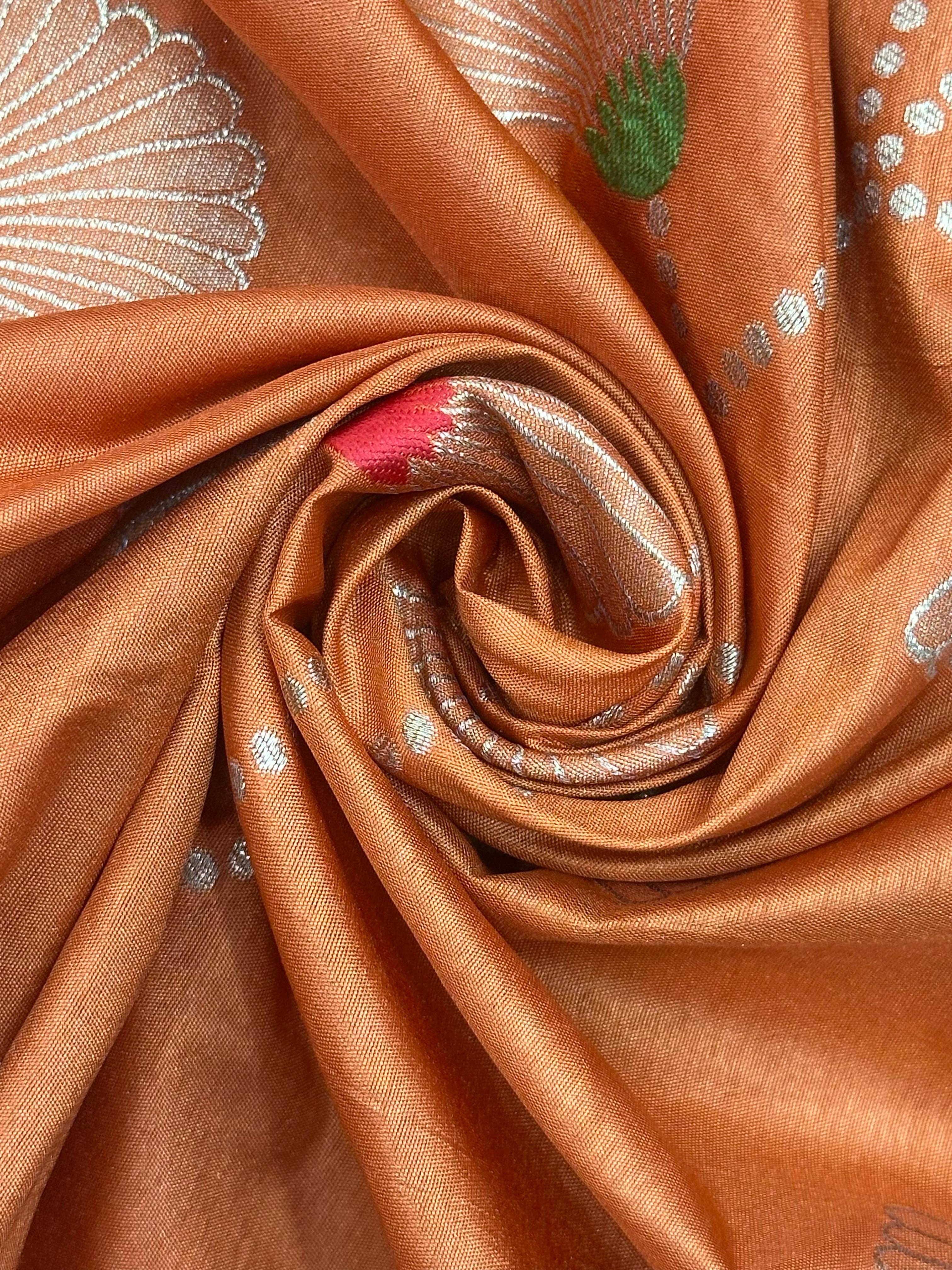 Semi Banarasi Silk Saree