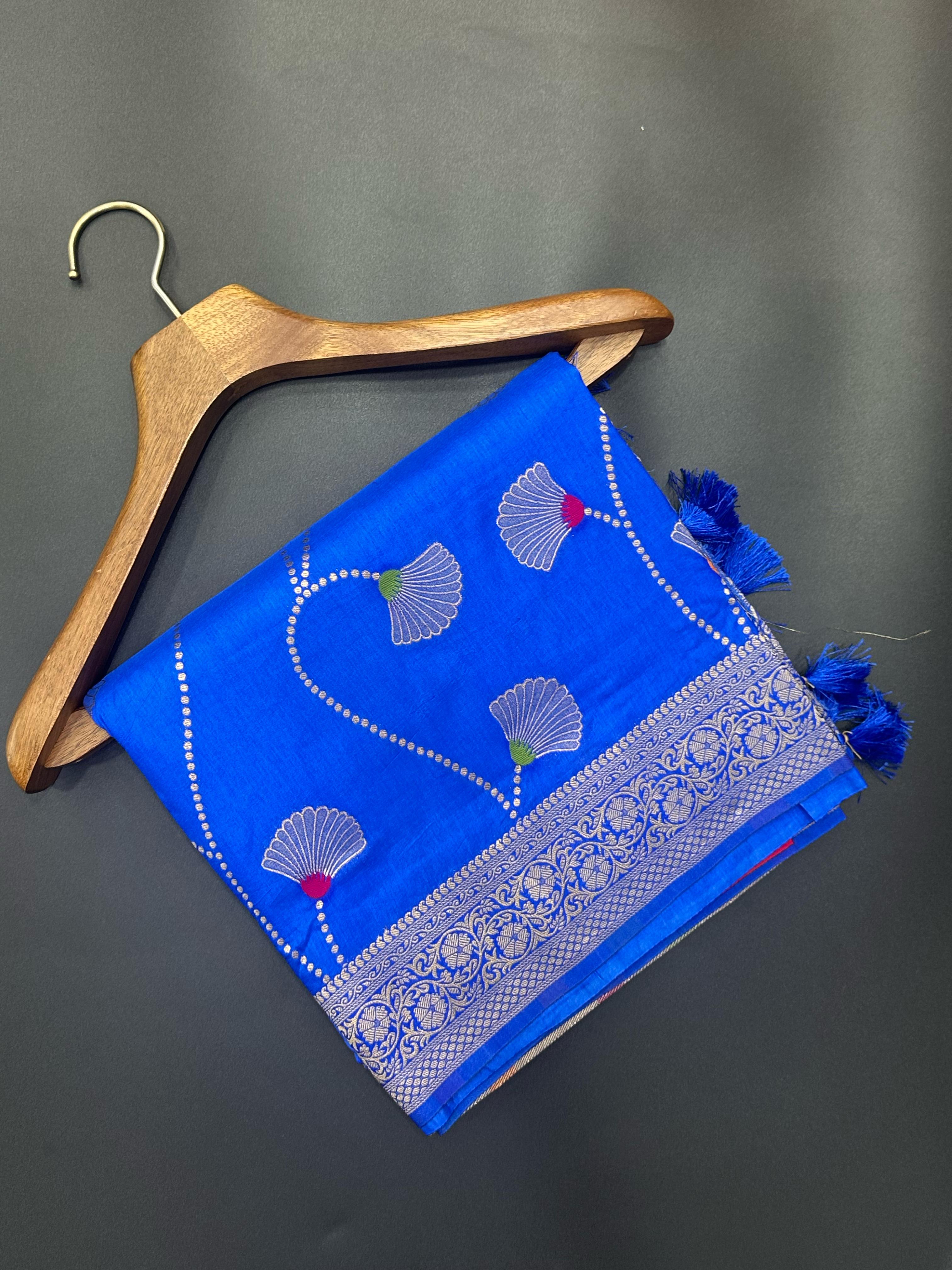 Semi Banarasi Silk Saree