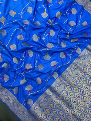 Semi Banarasi Silk Saree