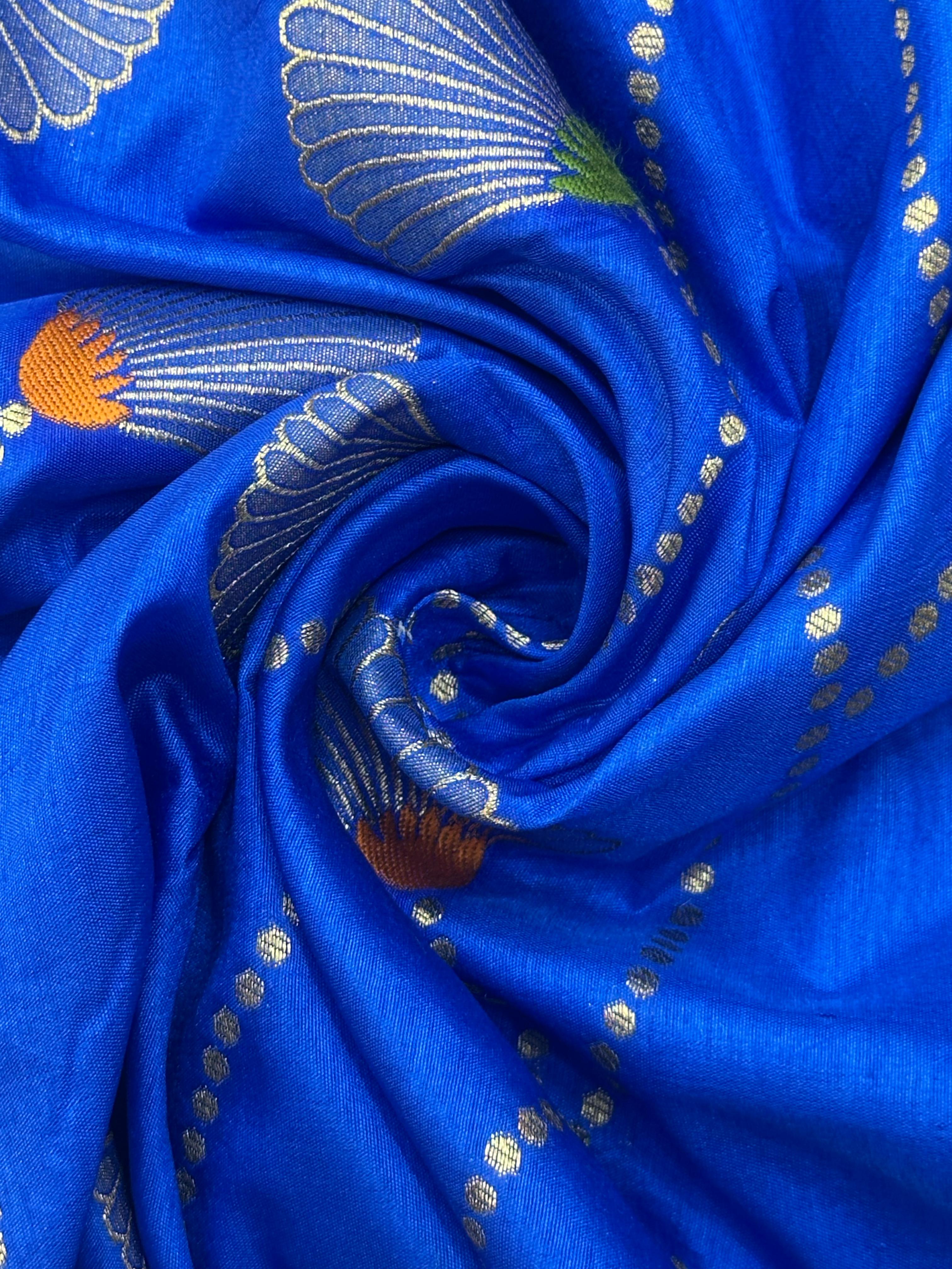 Semi Banarasi Silk Saree