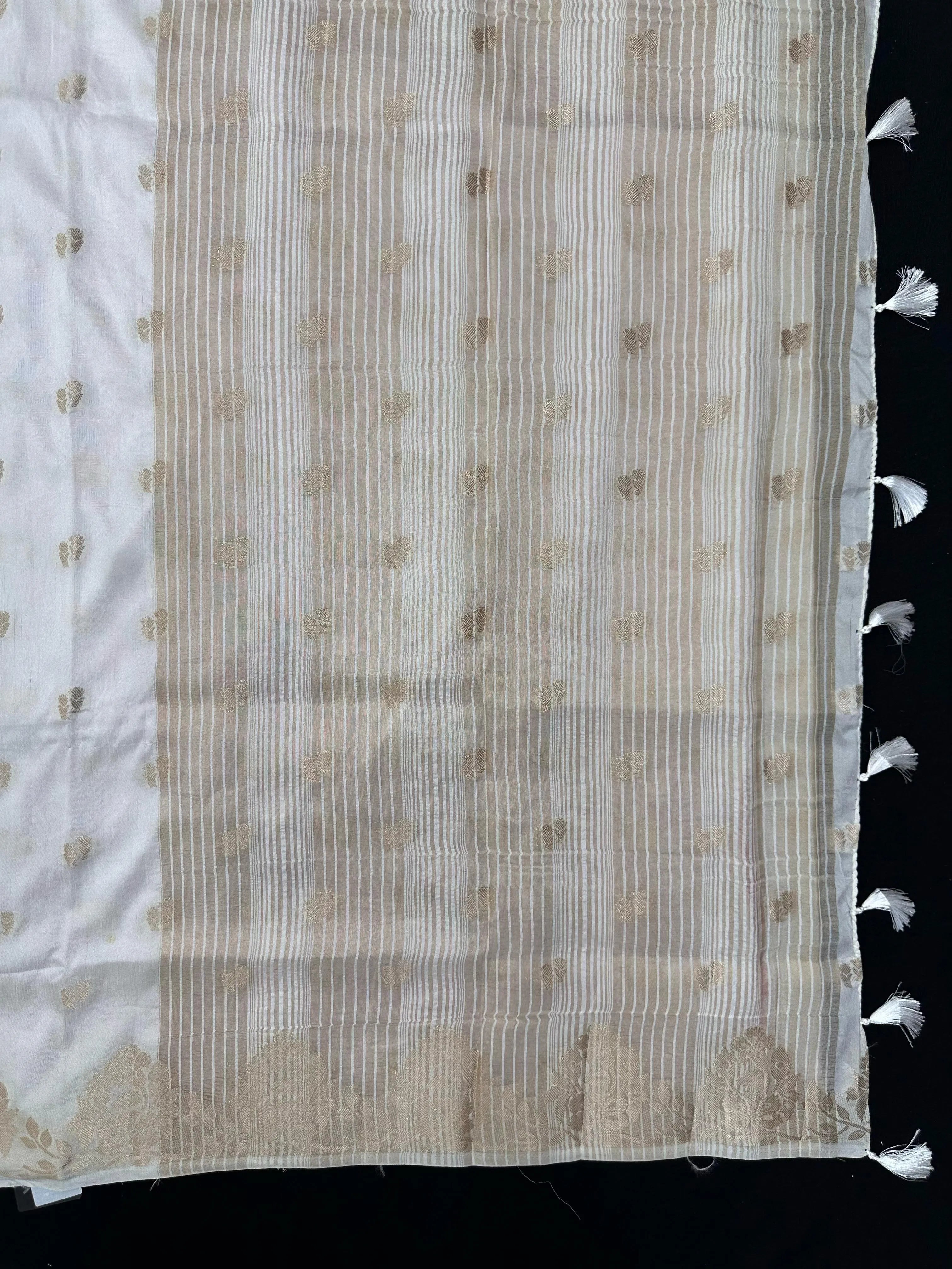 Woman wearing a Semi Silk Saree with lightweight drape and subtle shine, perfect for office, family gatherings, and festive occasions.