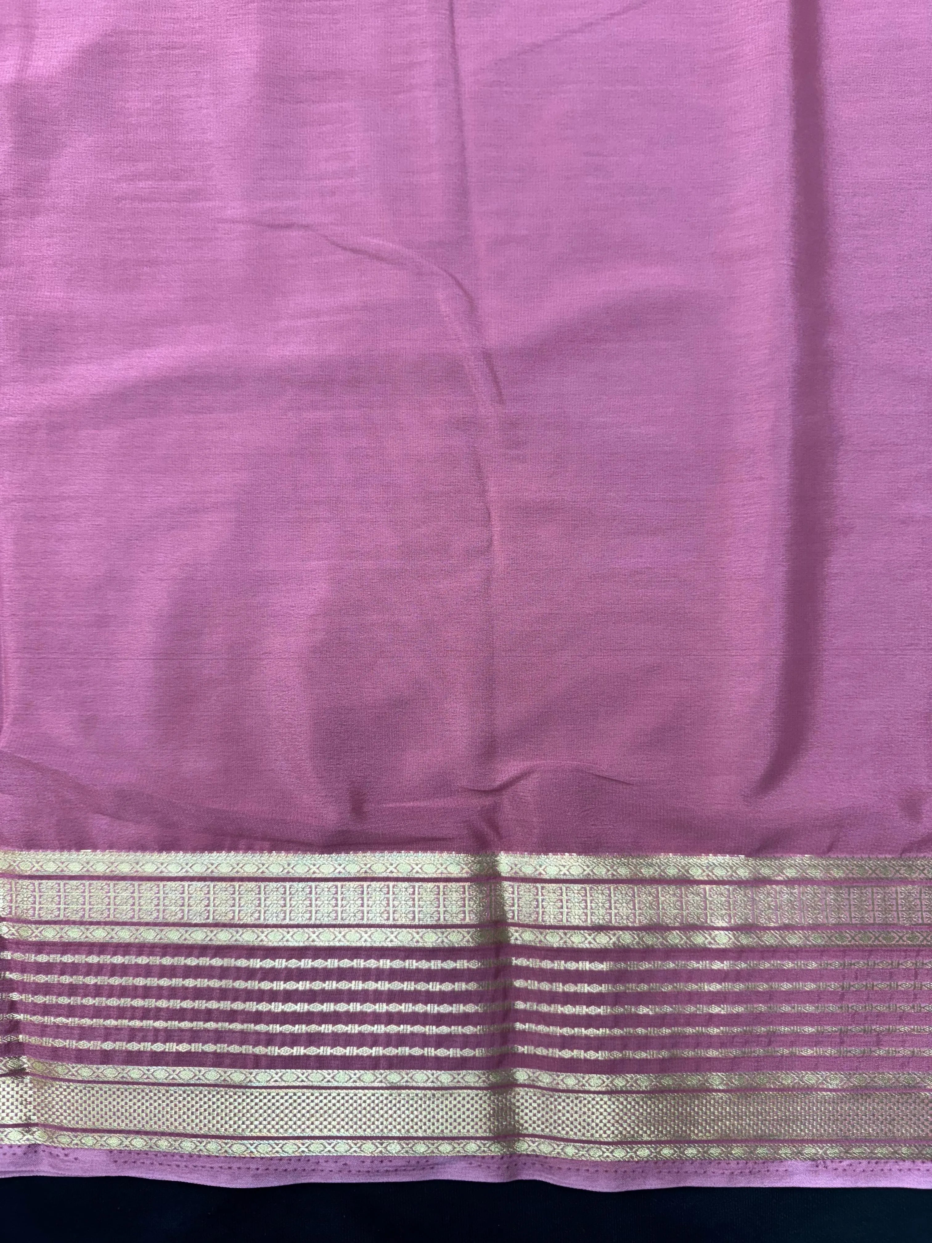 Semi Mysore Silk Saree with South Indian elegance and everyday luxury. Lightweight, smooth, and perfect for casual, office, and festive wear.