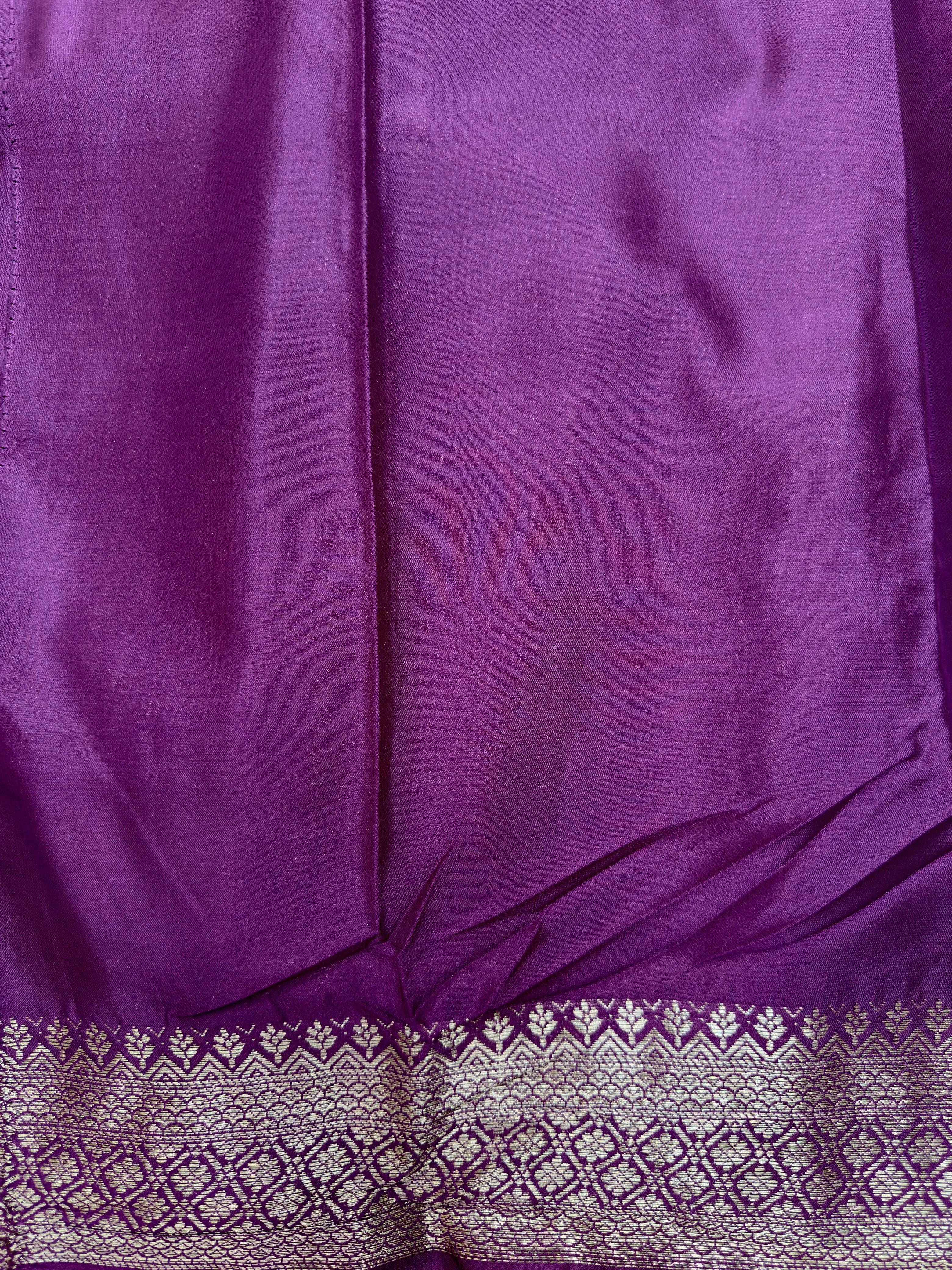 "Beautiful Semi Mysore Silk Saree in rich colors, designed for everyday elegance and comfort, perfect for daily wear with a graceful drape."