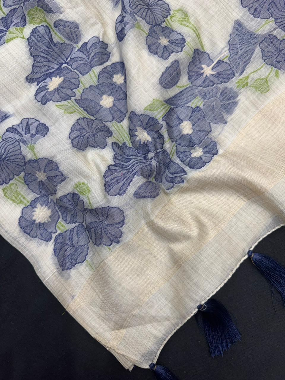 Luxury Tussar Silk Ensemble-Shiv tusser