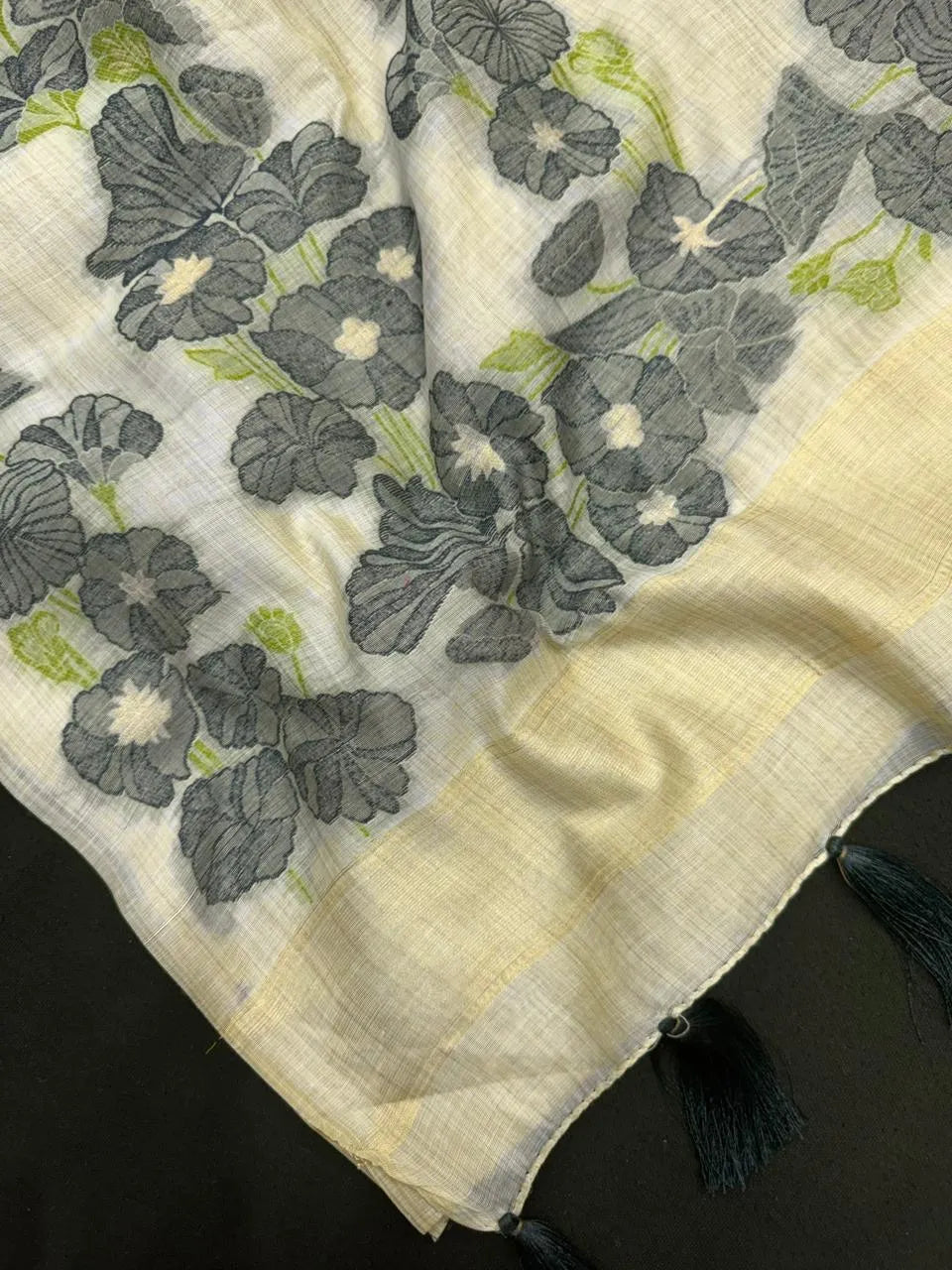 Luxury Tussar Silk Ensemble-Shiv tusser