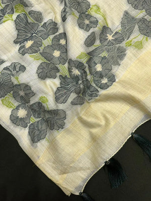 Luxury Tussar Silk Ensemble-Shiv tusser