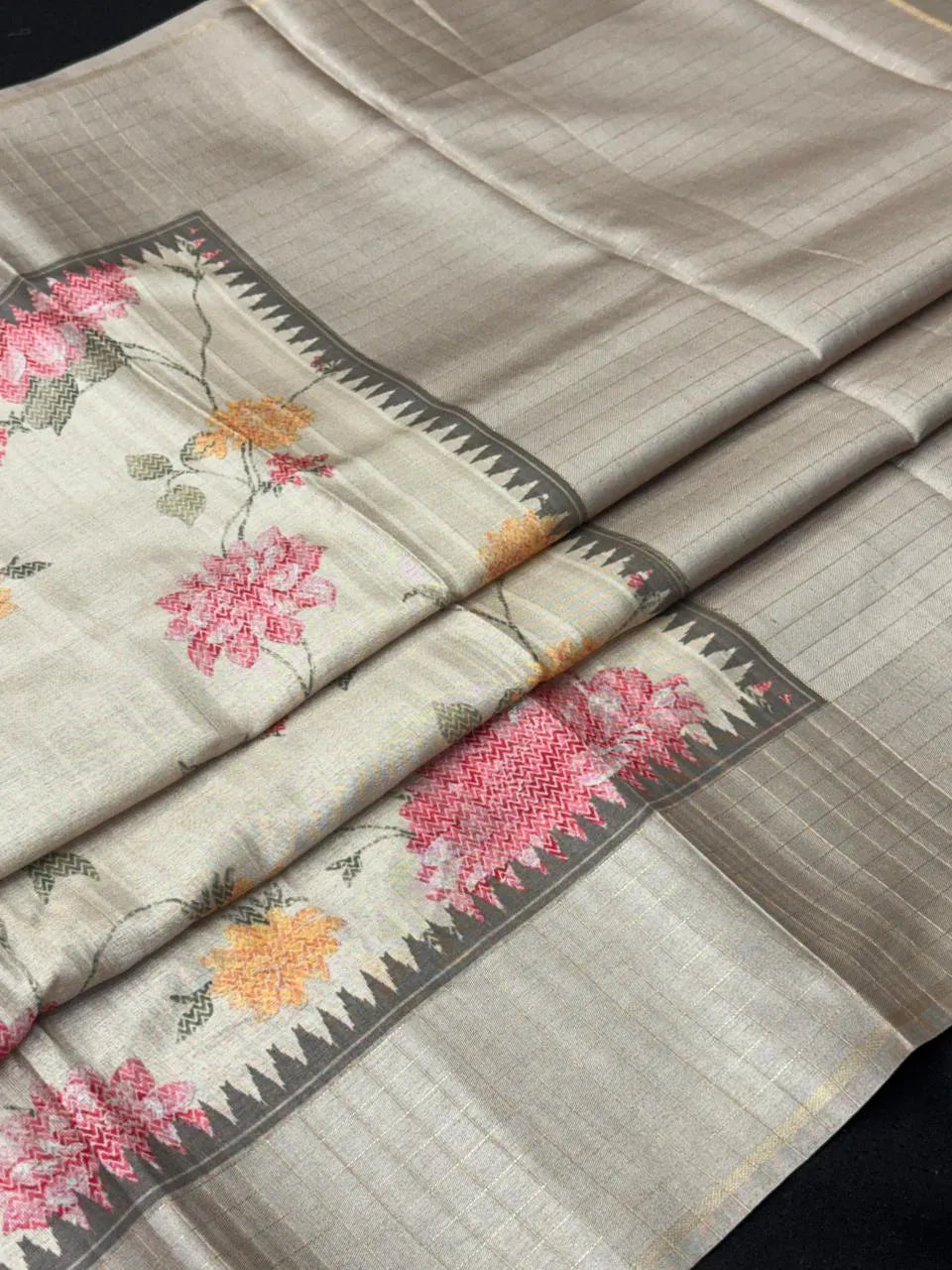 Lightweight Tussar Silk Crepe