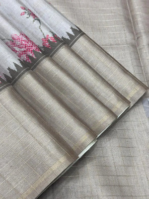 Lightweight Tussar Silk Crepe