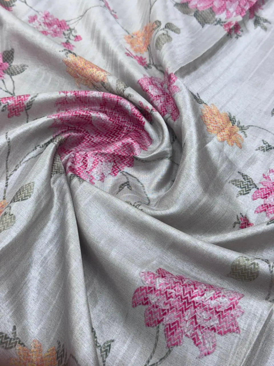 Lightweight Tussar Silk Crepe
