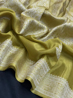 Designer Mashru Silk Saree with Rich Shine & Soft Texture (Silky Banarasi)