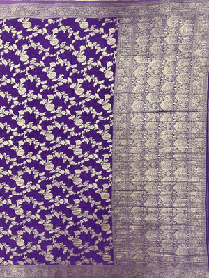 Designer Georgette Saree – A Touch of Modern Grace-Simran Jaal 