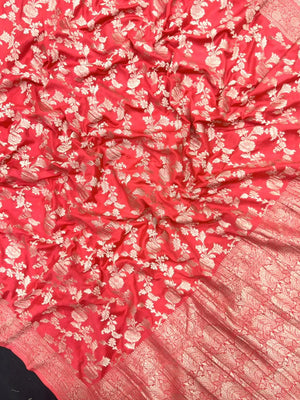 Designer Georgette Saree – A Touch of Modern Grace-Simran Jaal 