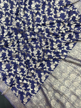 Designer Georgette Saree – A Touch of Modern Grace-Simran Jaal 